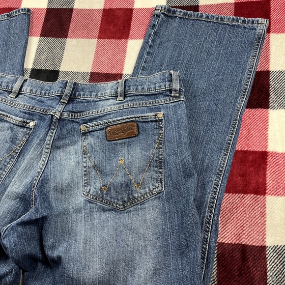 Wrangler Other - Wrangler Retro Jeans Mens 38x32(31") Relaxed Boot Western Rodeo Dark Wash